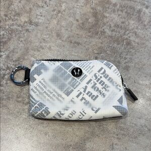 Lululemon Athletica Black and White Zippered Pouch